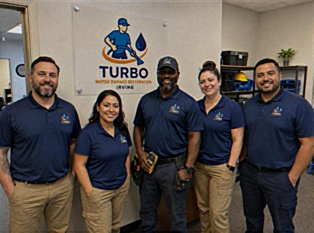 The Turbo Water Damage Restoration Irving team